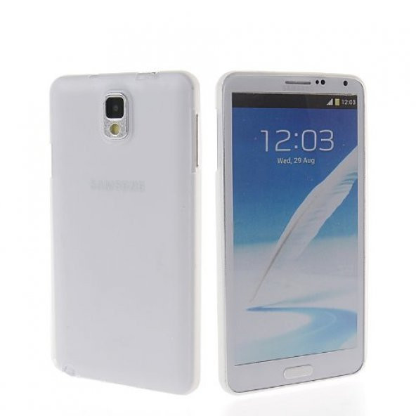 Microsonic ultra thin 0.2mm kılıf Samsung Galaxy Note3 N9000 Beyaz