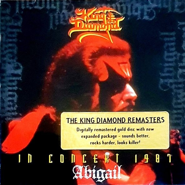 KING DIAMOND - IN CONCERT 1987 ABIGAIL  (GOLD DISC) (1997)