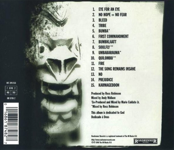 SOULFLY - SOULFLY (CD) (1998) - 2