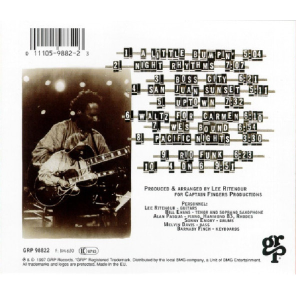 LEE RITENOUR - ALIVE IN L.A. (CD) (1997) - 2