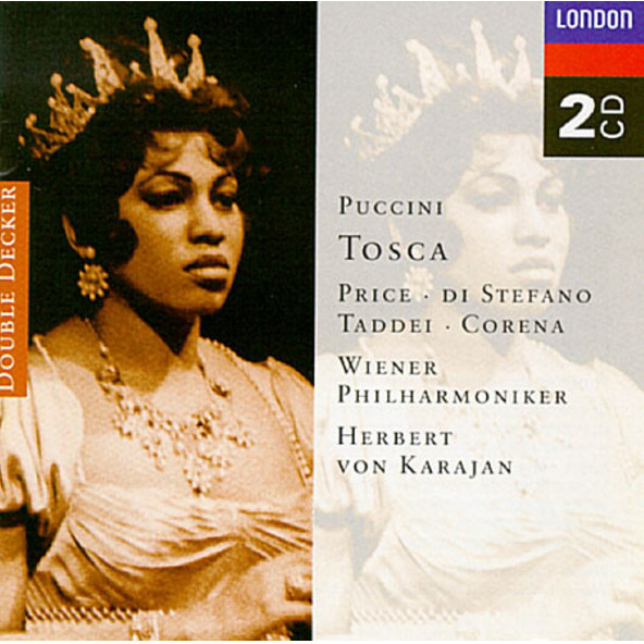 PUCCINI - TOSCA PRICE DI STEFANO TADDEI WIENER PHILHARMONIKER KARAJAN (2 CD) (1997)