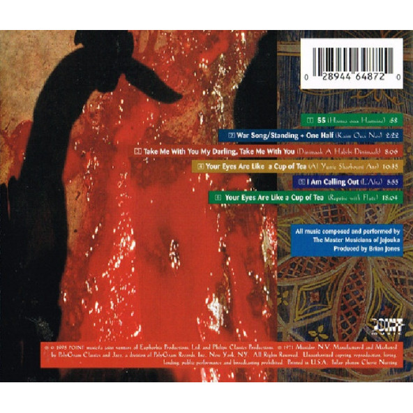 MASTER MUSICIANS OF JAJOUKA - B.JONES - THE PIPES OF PAN AT JAJOUKA (CD)(1971) - 2