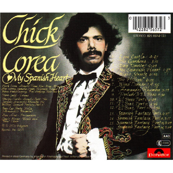 CHICK COREA - MY SPANISH HEART (CD) (1985) - 2