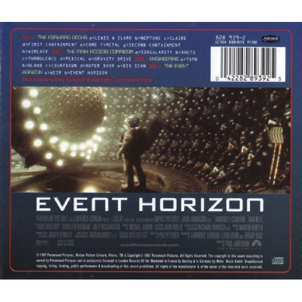 EVENT HORIZON - SOUNDTRACK (CD) (1997) - 2
