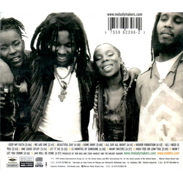 ZIGGY MARLEY AND THE MELODY MAKERS - SPIRIT OF MUSIC (CD) (1999) - 2