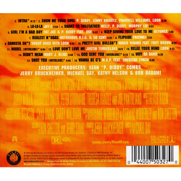 BAD BOYS II - SOUNDTRACK (CD) (2003) - 2