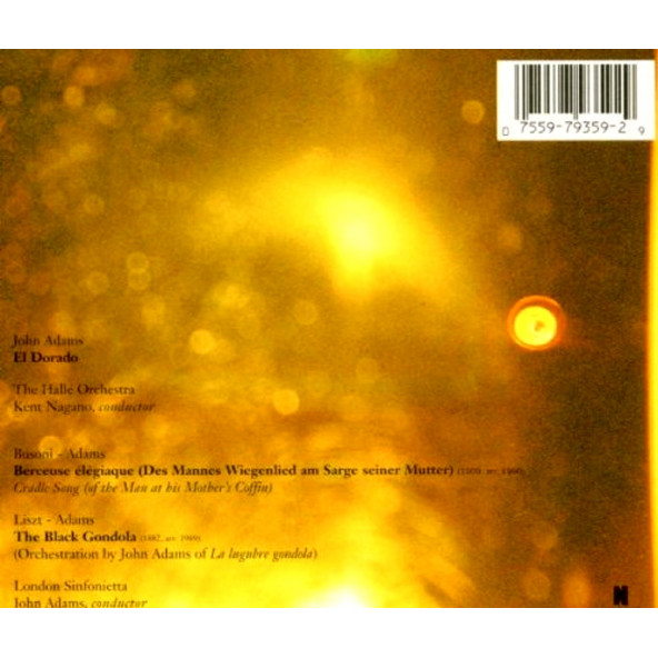 JOHN ADAMS - EL DORADO (CD) (1996) - 2