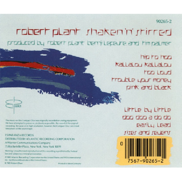 ROBERT PLANT - SHAKE N STIRRED - 2