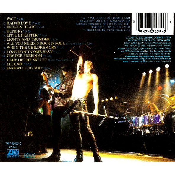 WHITE LION - THE BEST OF WHITE LION (CD)(1992) - 2
