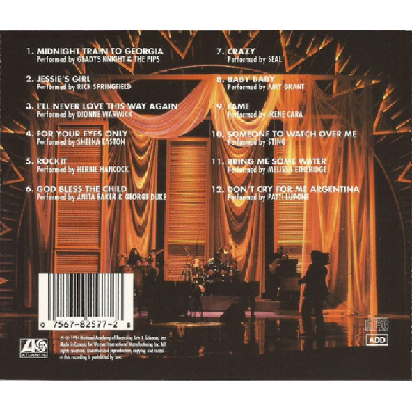 GRAMMYS GREATEST MOMENTS VOLUME IV - VARIOUS  (CD) (1994) - 2