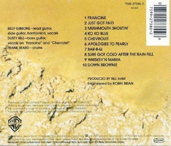 ZZ TOP - RIO GRANDE MUD (CD) (1994) - 2
