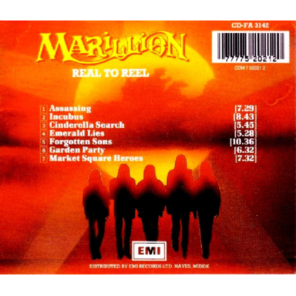 MARILLION - REAL TO REEL (CD) (1988) - 2