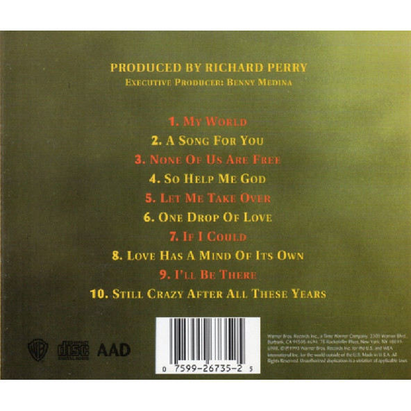 RAY CHARLES - MY WORLD (CD) (1993) - 2