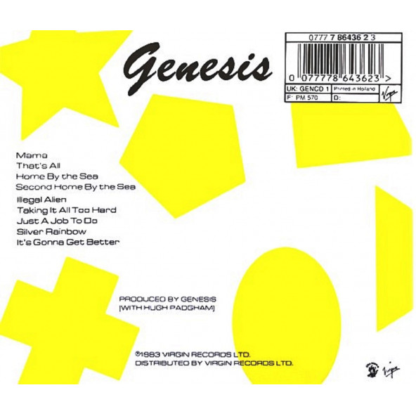 GENESIS - GENESIS (CD) (1983) - 2