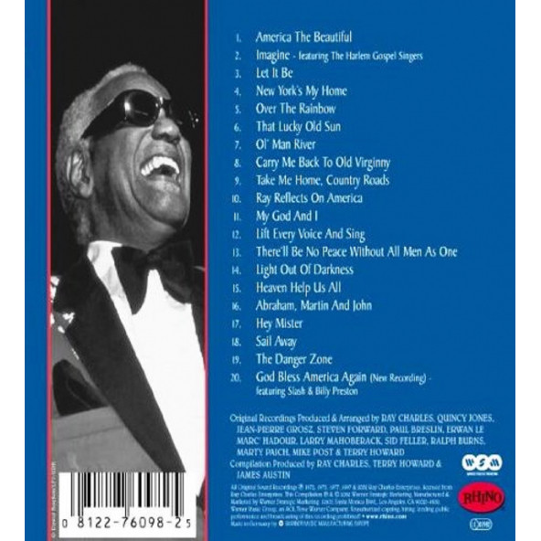 RAY CHARLES - SINGS FOR AMERICA (CD) (2002) - 2