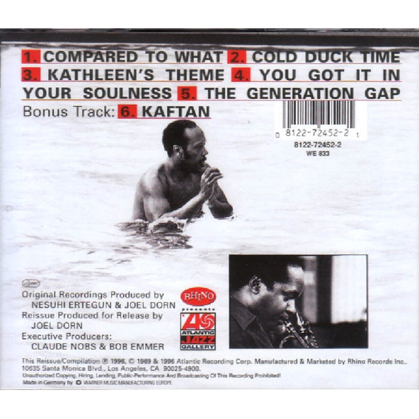 LES MCCANN & EDDIE HARRIS - SWISS MOVEMENT (CD) (1996) - 2