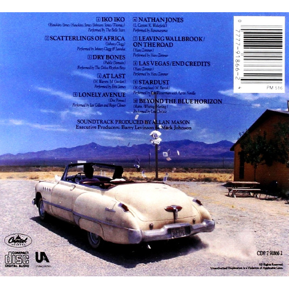 RAIN MAN - SOUNDTRACK (CD) (1989) - 2