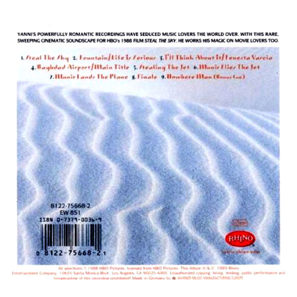 YANNI - STEAL THE SKY (CD) (1999) - 2