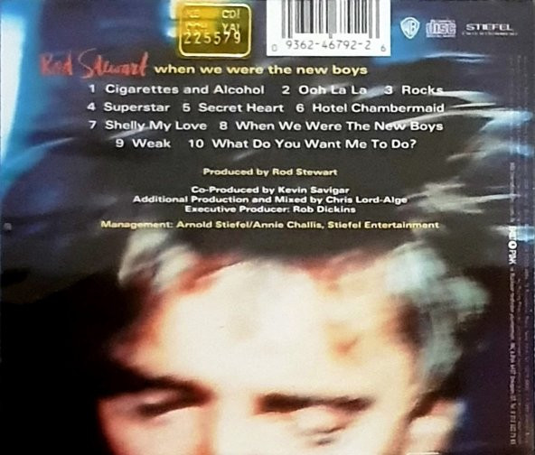 ROD STEWART - WHEN WE WERE THE NEW BOYS (CD)(1998) - 2