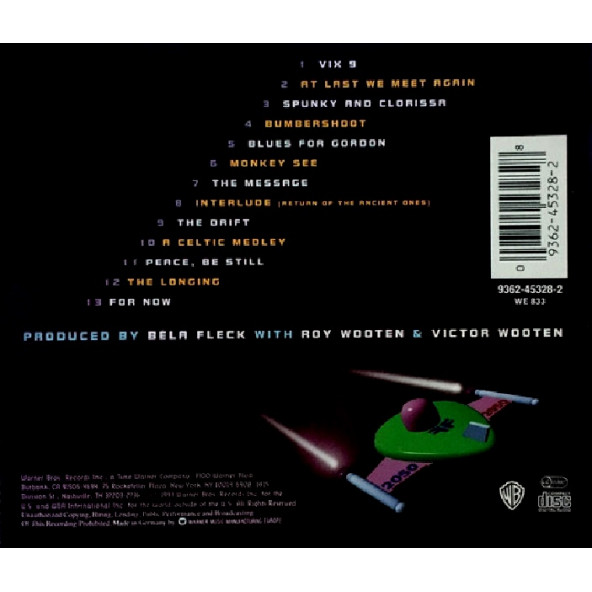 BELA FLECK AND THE FLECKTONES - THREE FLEW OVER THE COCKOOS NEST (CD) (1993) - 2
