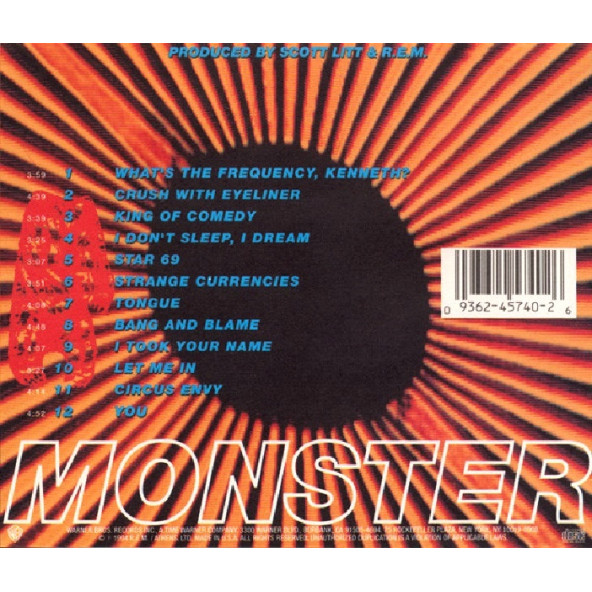 R.E.M. - MONSTER (CD) (1994) - 2