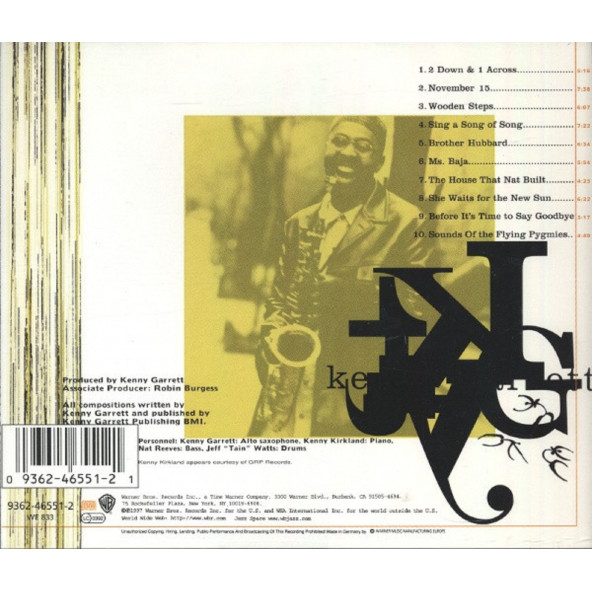 KENNY GARRETT - SONGBOOK (CD) (1997) - 2