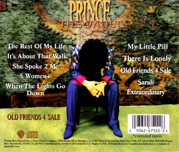 PRINCE - THE VAULT... OLD FRIENDS 4 SALE (CD) (1999) - 2