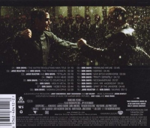 MATRIX REVOLUTIONS - SOUNDTRACK (CD) (2003) - 3
