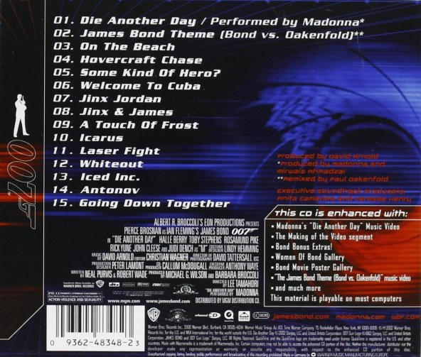 DIE ANOTHER DAY - SOUNDTRACK (CD) (2002) - 3