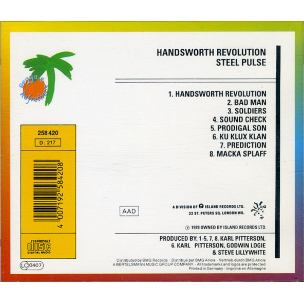 STEEL PULSE - HANDSWORTH REVOLUTION - 2