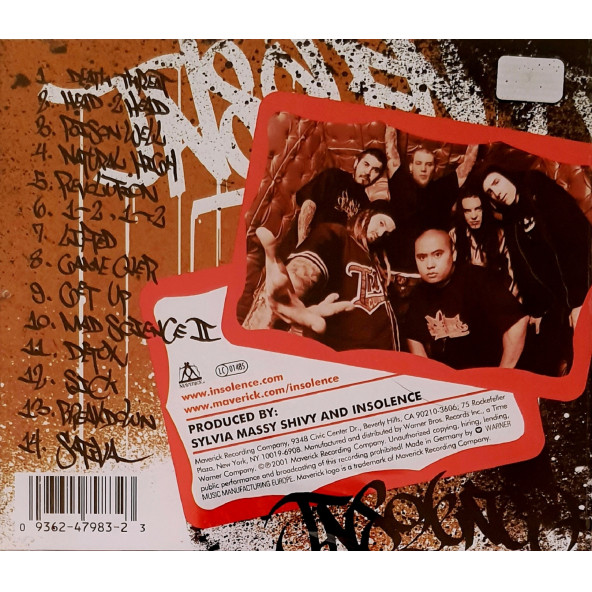 INSOLENCE - REVOLUTION (CD) (2001) - 2