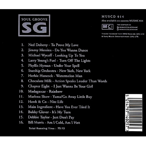 VARIOUS - SOUL GROOVE (CD) (1993) - 2