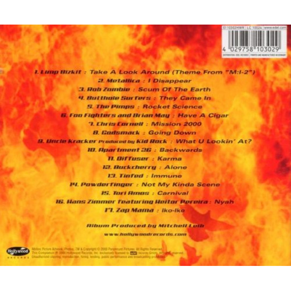 MISSION IMPOSSIBLE 2 (M:I-2) - SOUNDTRACK (CD) (2000) - 2