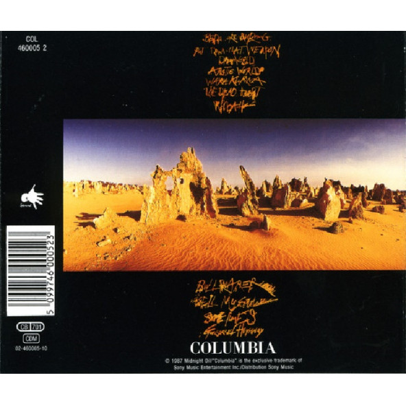 MIDNIGHT OIL - DIESEL AND DUST (CD)(1987) - 2