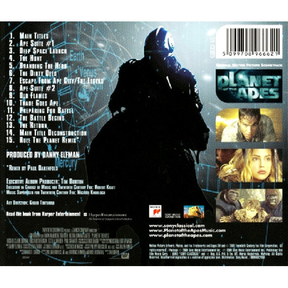 PLANET OF THE APES - SOUNDTRACK (CD) (2001) - 3
