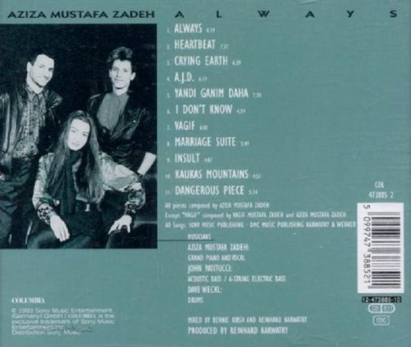 AZIZA MUSTAFA ZADEH - ALWAYS (CD) (1993) - 2