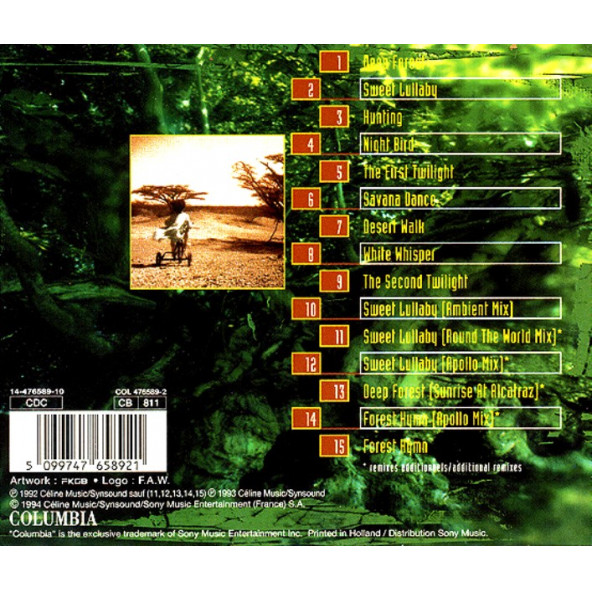 DEEP FOREST - WORLD MIX (CD) (1994) - 2
