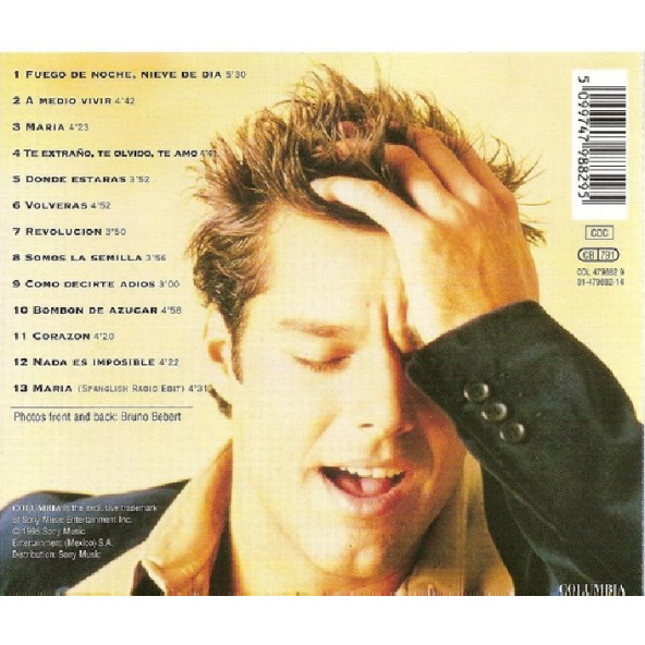 RICKY MARTIN - A MEDIO VIVIR (CD) (1995) - 2