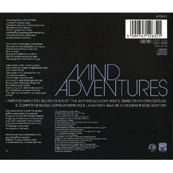 DESREE - MIND ADVENTURES (CD) (1992) - 2