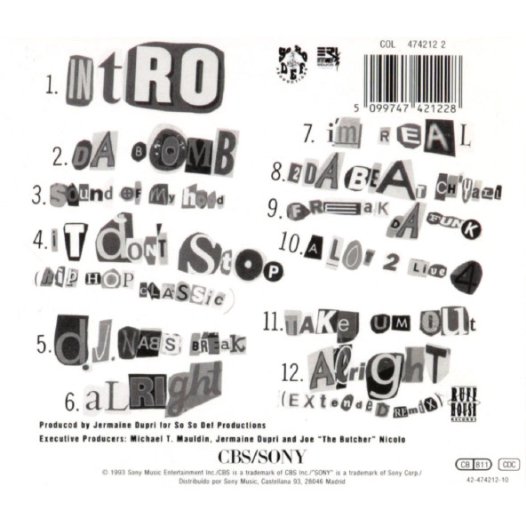 KRIS KROSS - DA BOMB (CD) (1993) - 2
