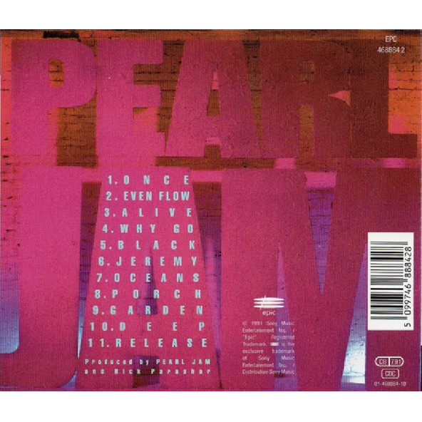 PEARL JAM - TEN (CD) (1991) - 2