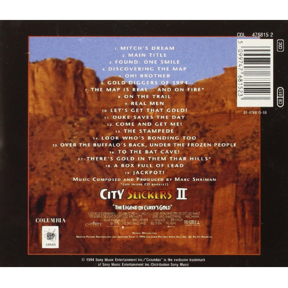 CITY SLICKERS II - SOUNDTRACK (CD) (1994) - 2