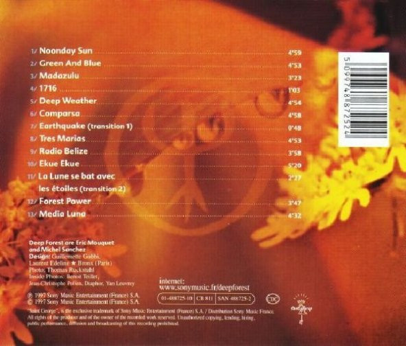 DEEP FOREST III - COMPARSA (CD) (1997) - 2