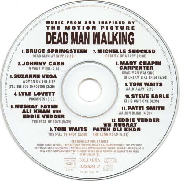 DEAD MAN WALKING - SOUNDTRACK (CD) (1995) - 3