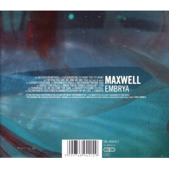 MAXWELL - EMBRYA (CD) (1998) - 2