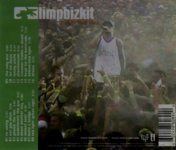 LIMP BIZKIT - RESULTS MAY VARY (CD)(2003) - 2