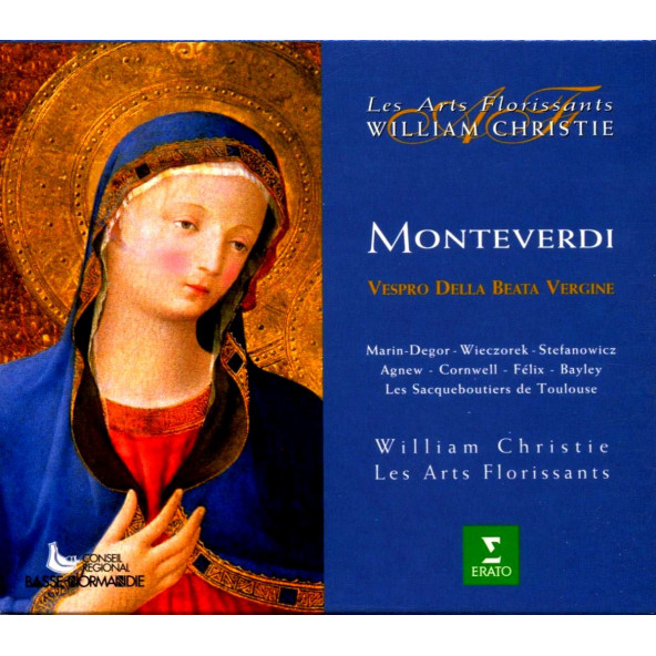 MONTEVERDI - VESPRO DELLA BEATA VERGINE WILLIAM CHRISTIE LES ARTS FLORISSANTS (2 CD) (1998)