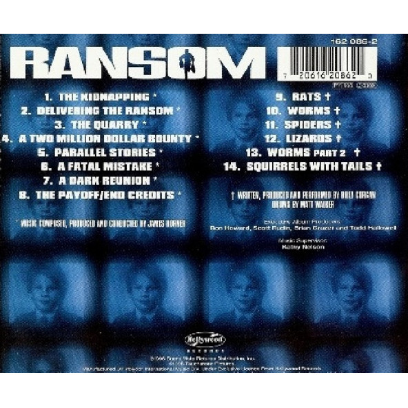 RANSOM - SOUNDTRACK (CD) (1996) - 2