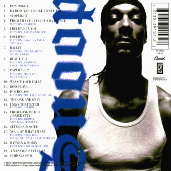 SNOOP DOGG - PAID THA COST TO BE DA BOSS (CD) (2002) - 2