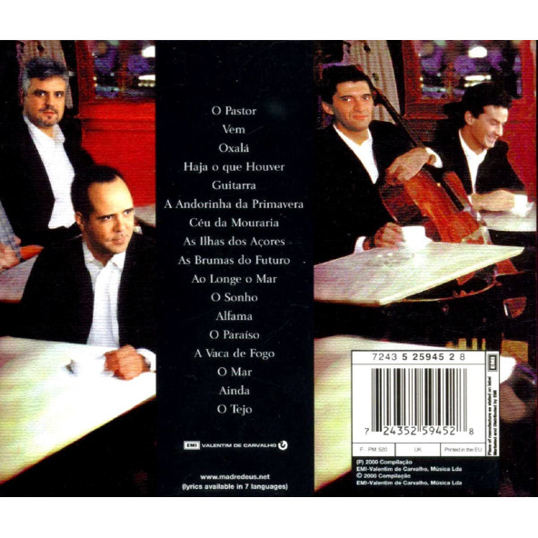 MADREDEUS - ANTOLOGIA (CD) (2000) - 2